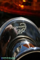 Scorpion Exhaust: Clean canisters fit the VFR 800 reasonably well.